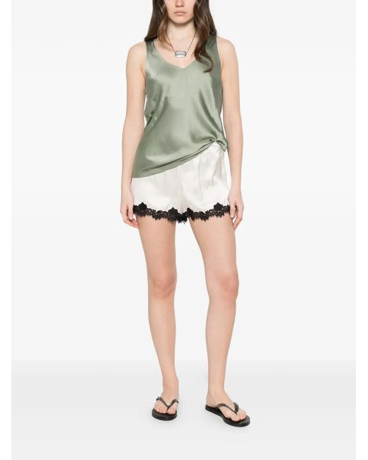 Dixie Green V-Neck Top