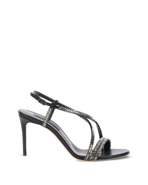 Casadei Metallic Josephine Strappy Heeled Sandals