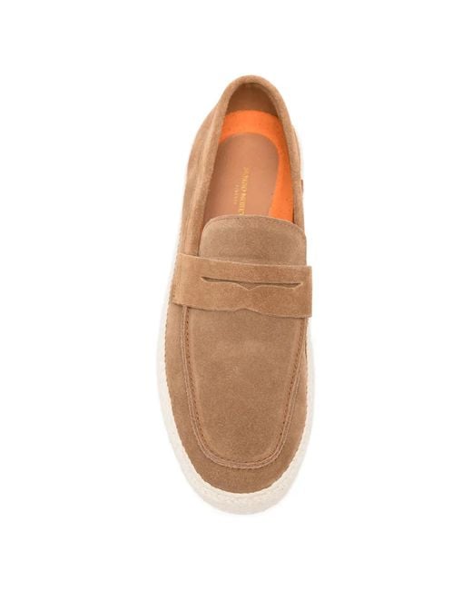 SERGIO MORETTI FIRENZE White Suede Espadrilles for men
