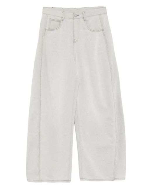 JNBY ワイドジーンズ White