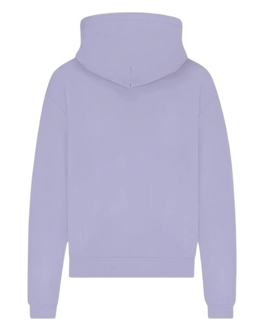 flâneur Blue Logo-Print Hoodie for men