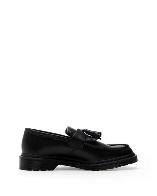 Dr. Martens Black Adrian Mono Leather Loafers
