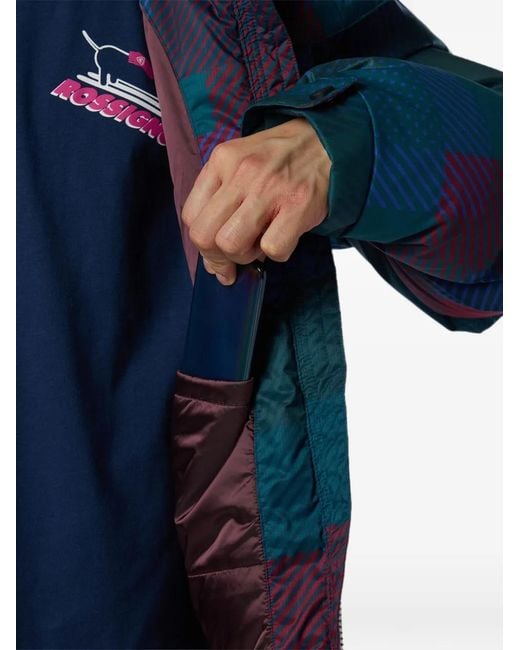 Rossignol Blue Abel Down Hoodie Jacket for men