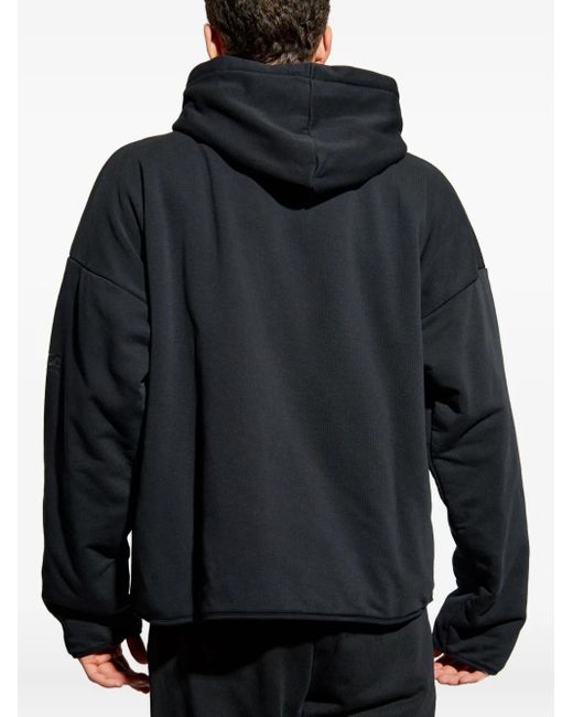 MM6 by Maison Margiela Blue Cotton Hoodie for men