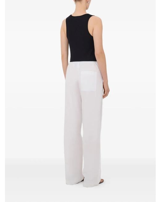 Loulou de Saison White Sero Lds Drawstring Trousers