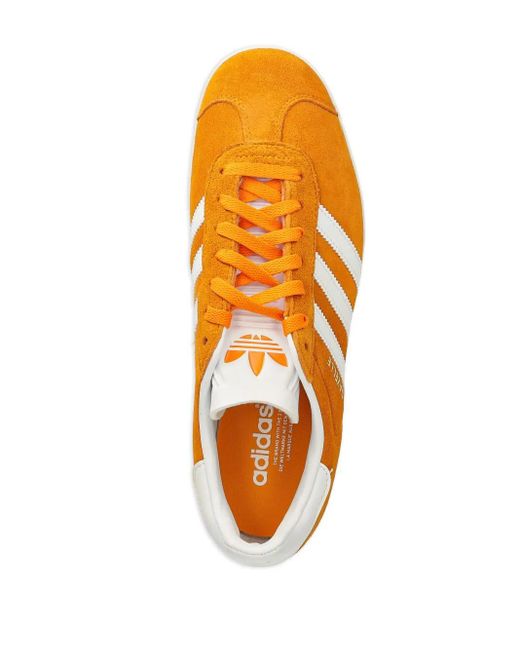 Adidas Orange Baskets Gazelle for men