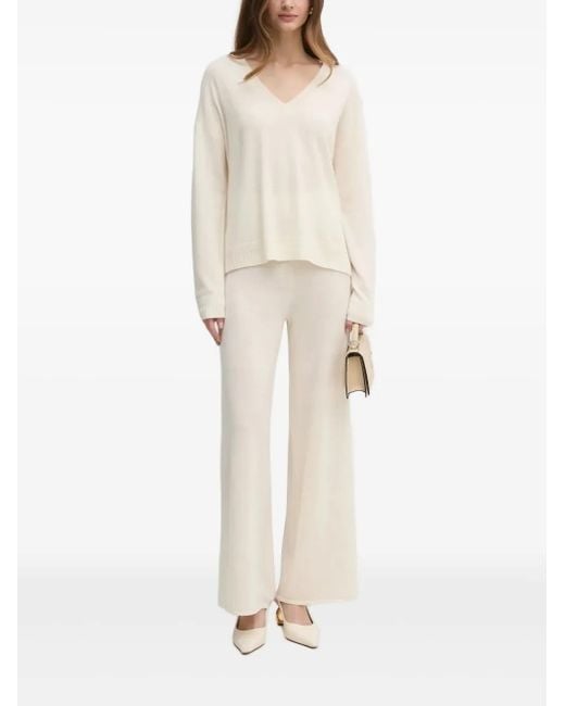 Liu Jo Natural V-Neck Sweater