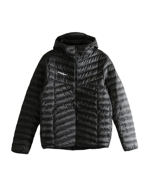 Veste Matelassée À Capuche Mammut pour homme en coloris Black