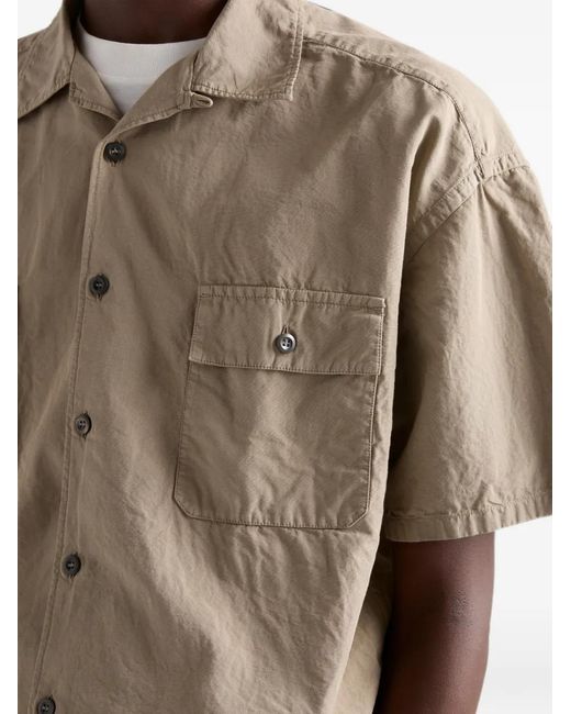 Prada Natural Cotton-Blend Shirt for men