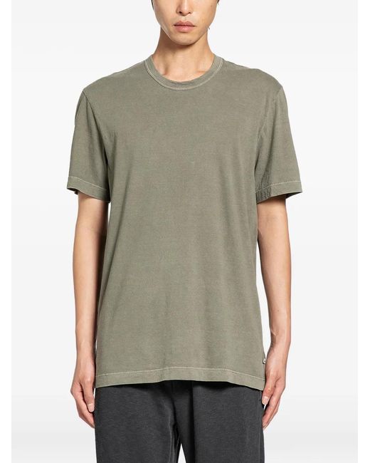 James Perse Gray Crew-Neck T-Shirt for men
