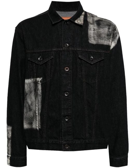 メンズ Yohji Yamamoto デニムジャケット Black
