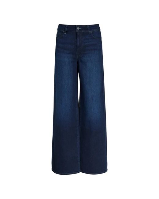 PAIGE Blue Button Jeans