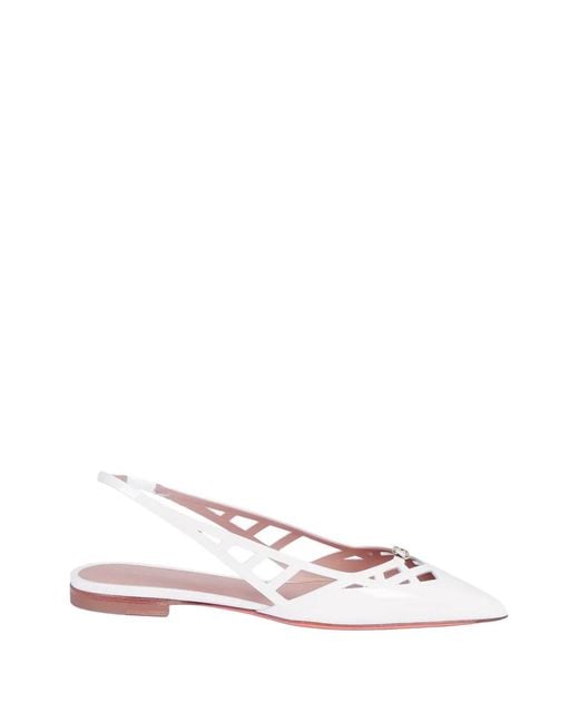Santoni Pink Stella Cut-Out Slingback Pumps