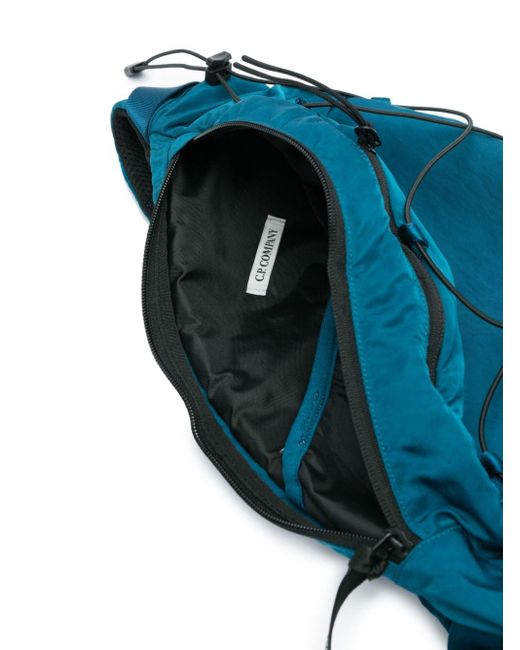 C P Company Blue Crossbody Rucksack Bag for men