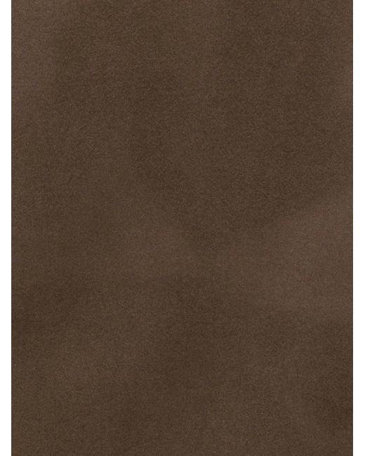 The Dynamis Studio Brown Fringe Wool Scarf