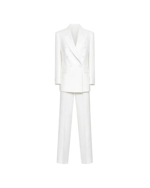 Tagliatore White Double-Breasted Suits