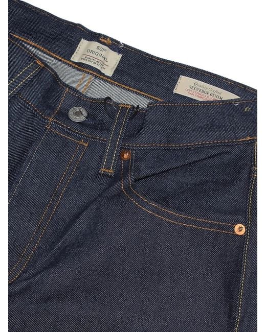 Levi's Blue 501 Original Selvedge Jeans