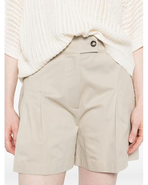 Fedeli Natural Egon Pleated Shorts