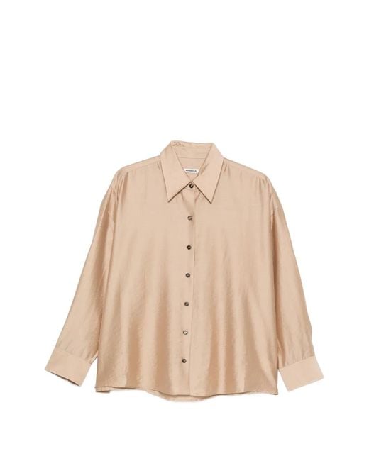 Cordera Natural Button-Fastening Long-Sleeve Shirt