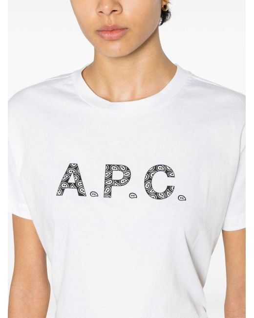 A.P.C. ロゴ Tシャツ White