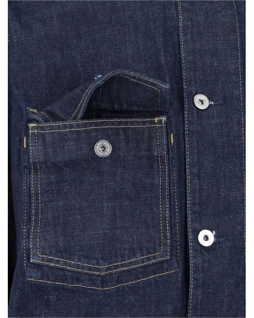 Carhartt Blue Og Warren Chore Jacket for men