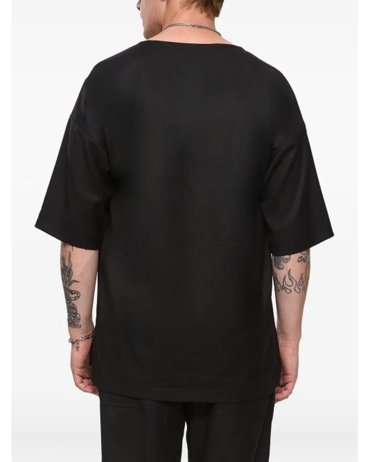 Hamza Black Short-Sleeve T-Shirt for men