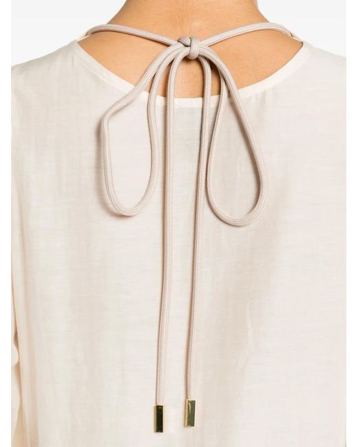Pinko Flared Jurk in het White