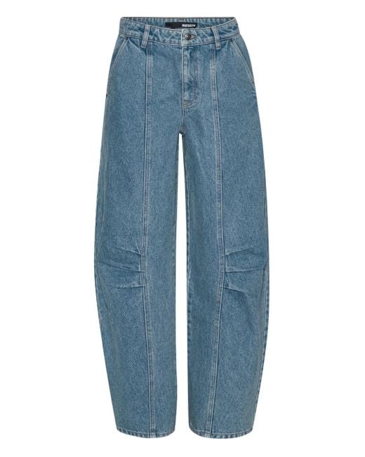 ROTATE BIRGER CHRISTENSEN Blue Jeans mit Einsätzen