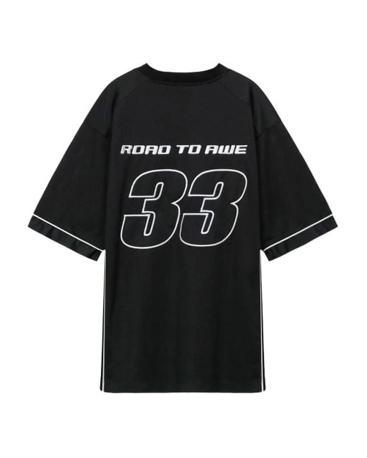 RTA Black Andres Mesh T-Shirt for men