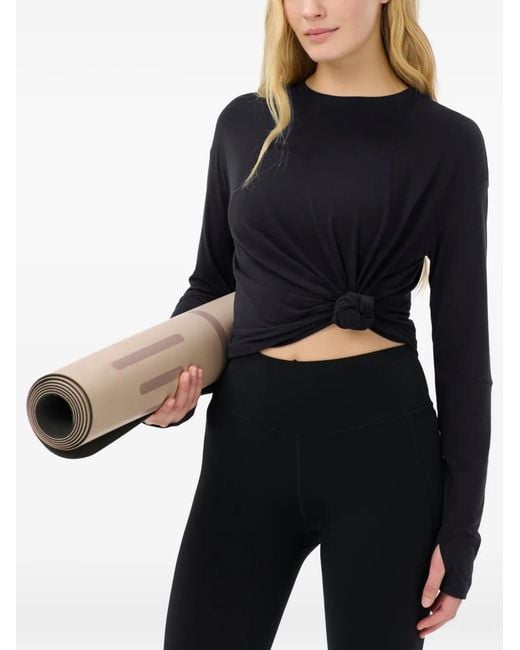 Sweaty Betty Blue Soft Flow Studio Thumb-Slot T-Shirt