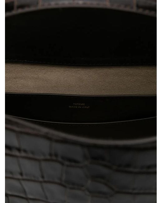 Totême  Black T-Lock Top Handle Bag