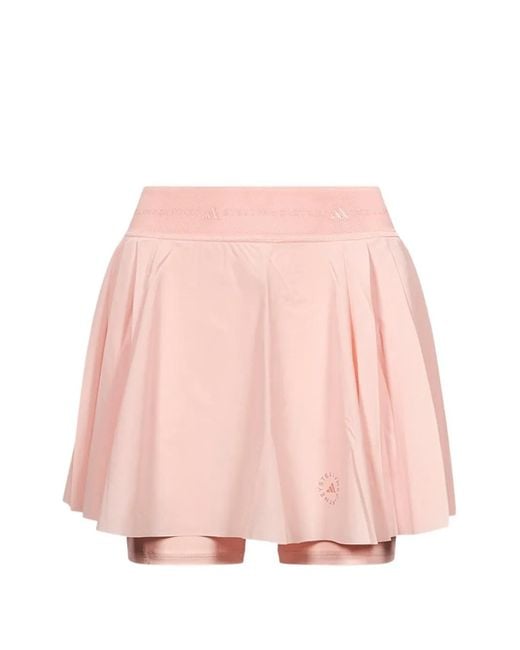 Adidas By Stella McCartney Pink Raining Pleated Skort