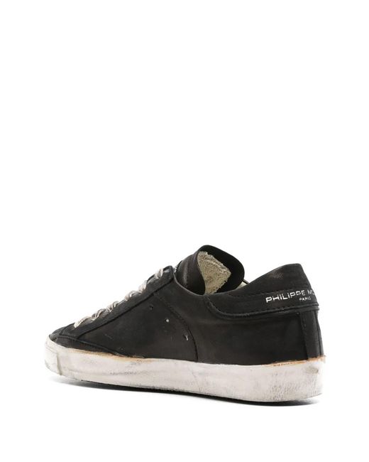 Philippe Model Black Prxs Tennis Sneakers