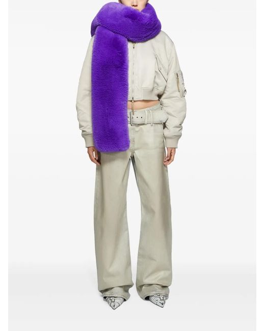 Sciarpa di Acne in Purple