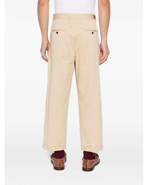 Drole de Monsieur Natural Pleated Trousers for men