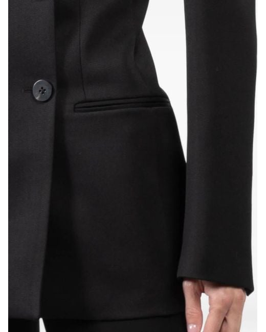 Seafarer Black Double-Breasted Blazer