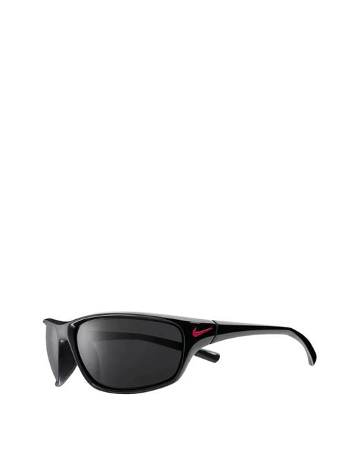 Nike Black Rabid Rectangle-Frame Sunglasses for men