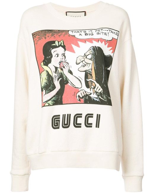 Gucci snow top white sweatshirt