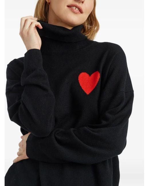 Jersey Breton Heart Chinti & Parker de color Black