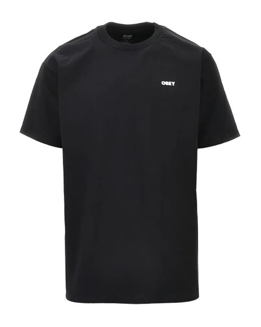 Obey Men's Black Ar Logo T-Shirt