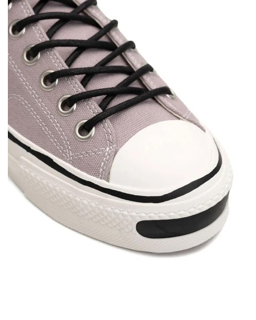 KAMIYA Purple Joey Vulcanised-Sole Sneakers
