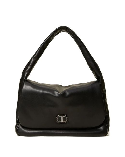 Twinset Black Padded Top-Handle Shoulder Bag