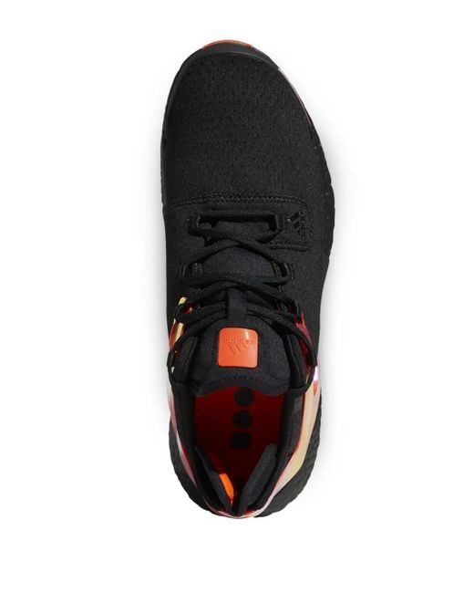 Adidas Black Iridescent Boost Sneakers for men
