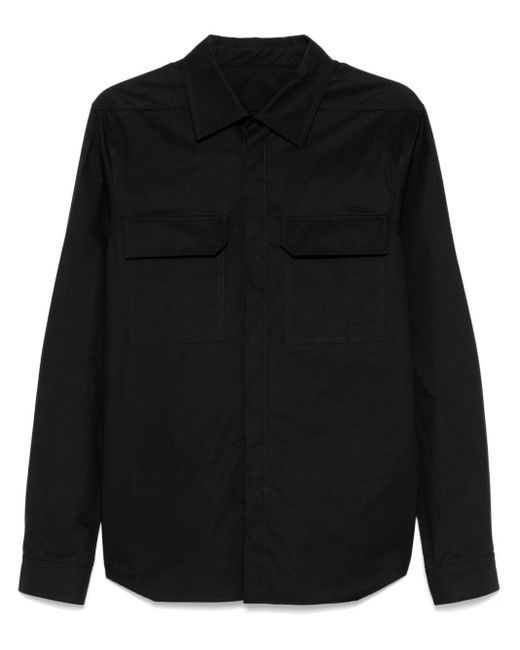 Rick Owens Black Work Shirt for men