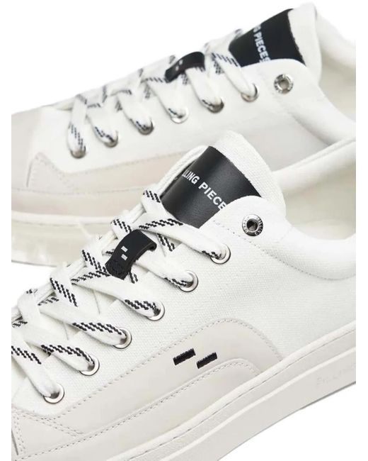 Filling Pieces White Low-Top Sneakers for men