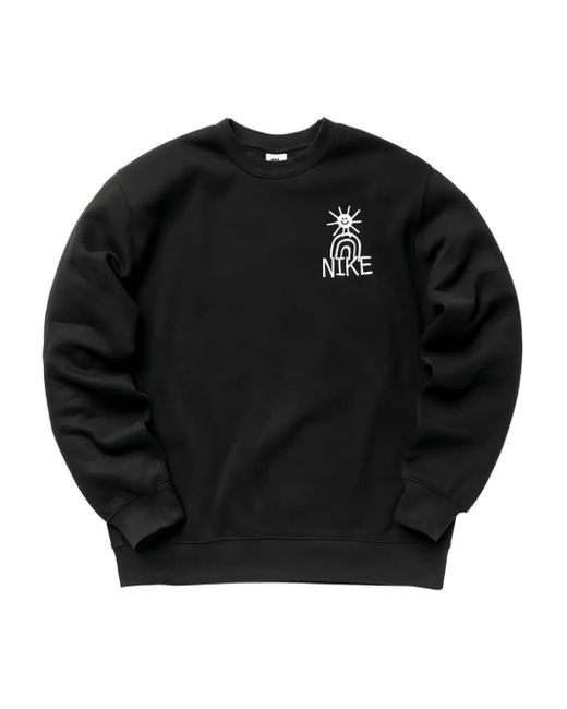 Pull À Logo Brodé Nike pour homme en coloris Black