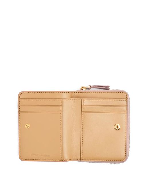 Marc Jacobs Pink The Leather Mini Compact Wallet