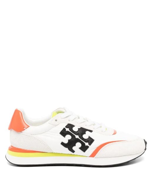 Tory Burch White Destiny Trainers