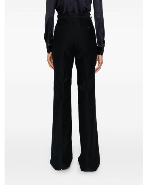 Tom Ford Black Cotton Trousers