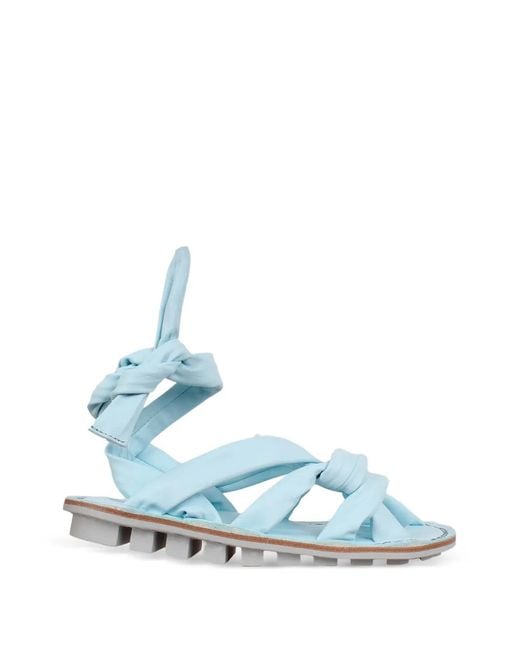 Trippen Blue Ballerines Gossamer Matelassées